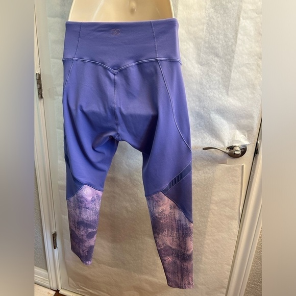 Calia Essential spliced purple Corsican periwinkle compression legging Sz-M. O6 - Picture 7 of 11